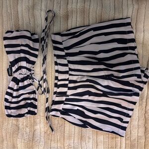Stripped Two-Piece Set